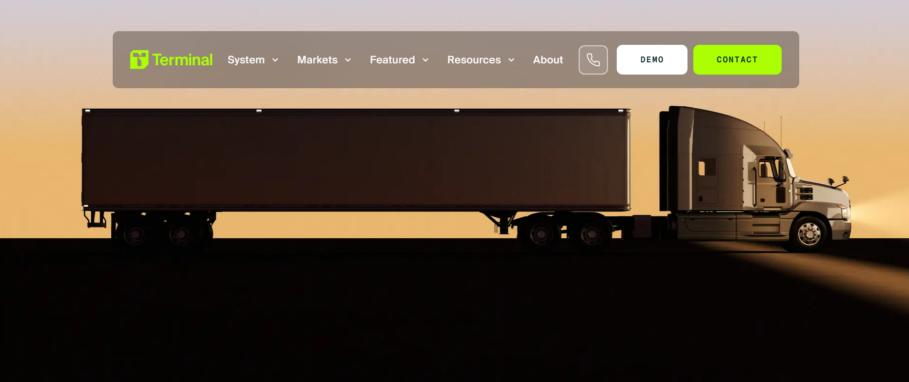 Terminal Yard OS website preview